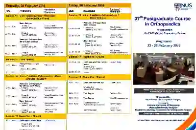 Postgraduate Orthopaedic Courses, Singapore